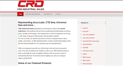 Desktop Screenshot of crdindustrialsales.com