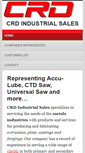 Mobile Screenshot of crdindustrialsales.com